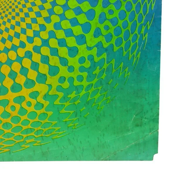 Bob Schnepf Shandygaff Poster – 1970s San Francisco Psychedelic Art, Split Fount Posters